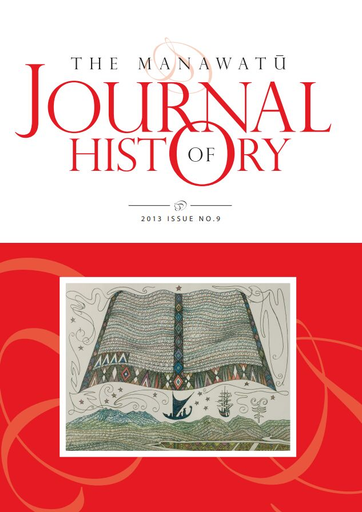 The Manawatū Journal of History: Issue 9
