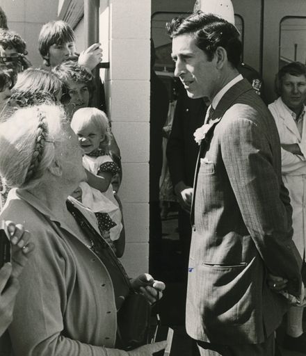 Prince Charles visiting Palmerston North