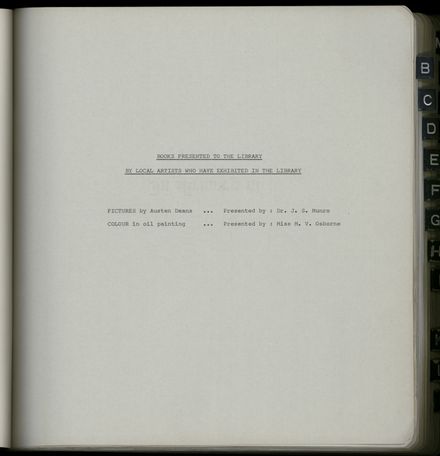 Memorial Book Register