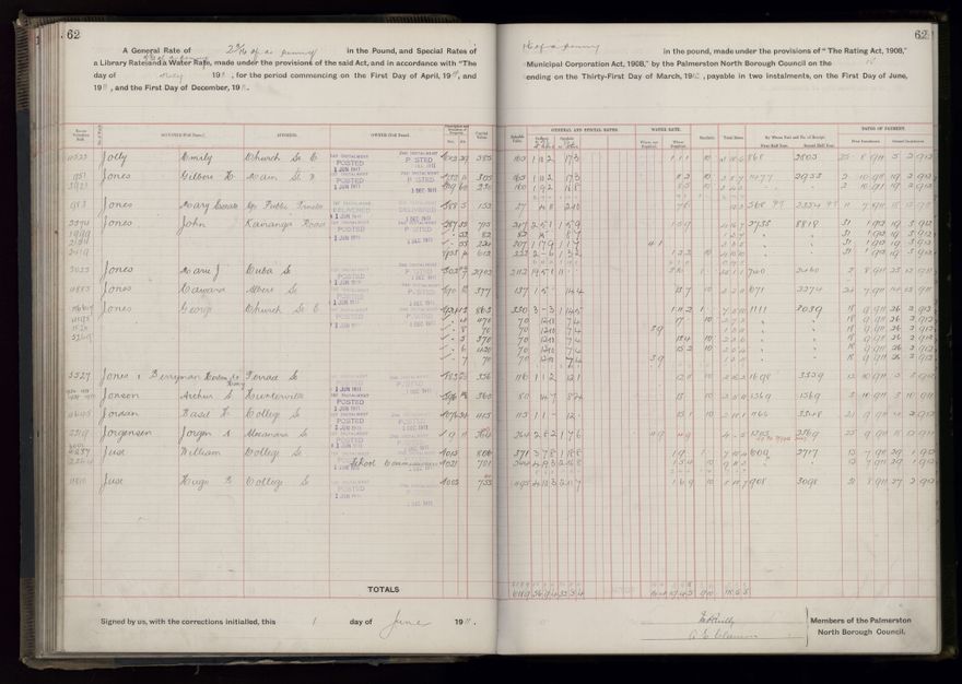 Rate book, 1911-1912 - 2021Pa_PNCC2-23-2-V19_034000-0065