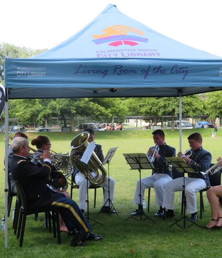 Virginia Military Institute Brass Ensemble concert in The Square