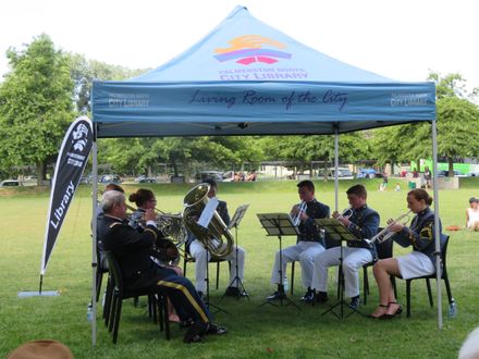 Virginia Military Institute Brass Ensemble concert in The Square