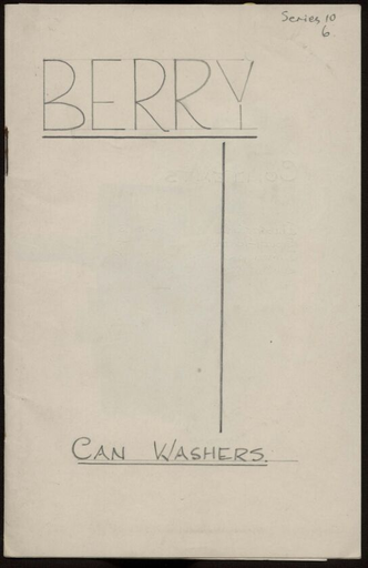 Album of Berry Enginering Can Washers Album of Berry Enginering Can Washers