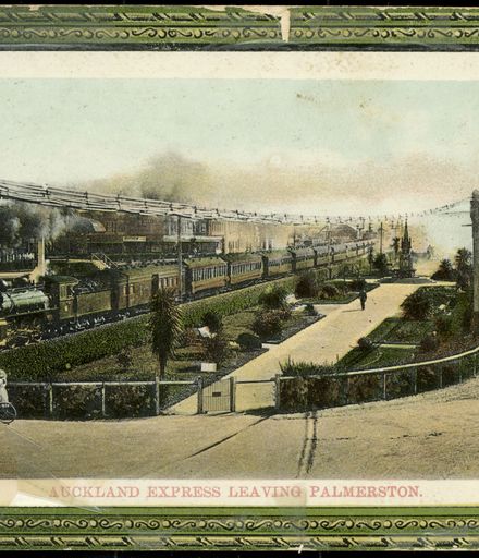 Auckland Express leaving Palmerston.