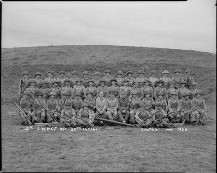 2nd Platoon, Ist Wellington West Coast and Taranaki (WWCT) Regiment, 20th Intake, Central District Training Depot, Linton - Resource cover image