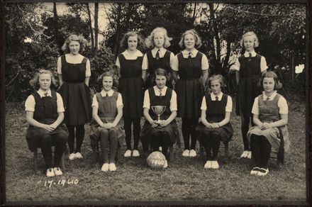 Terrace End School - Netball A, 1940