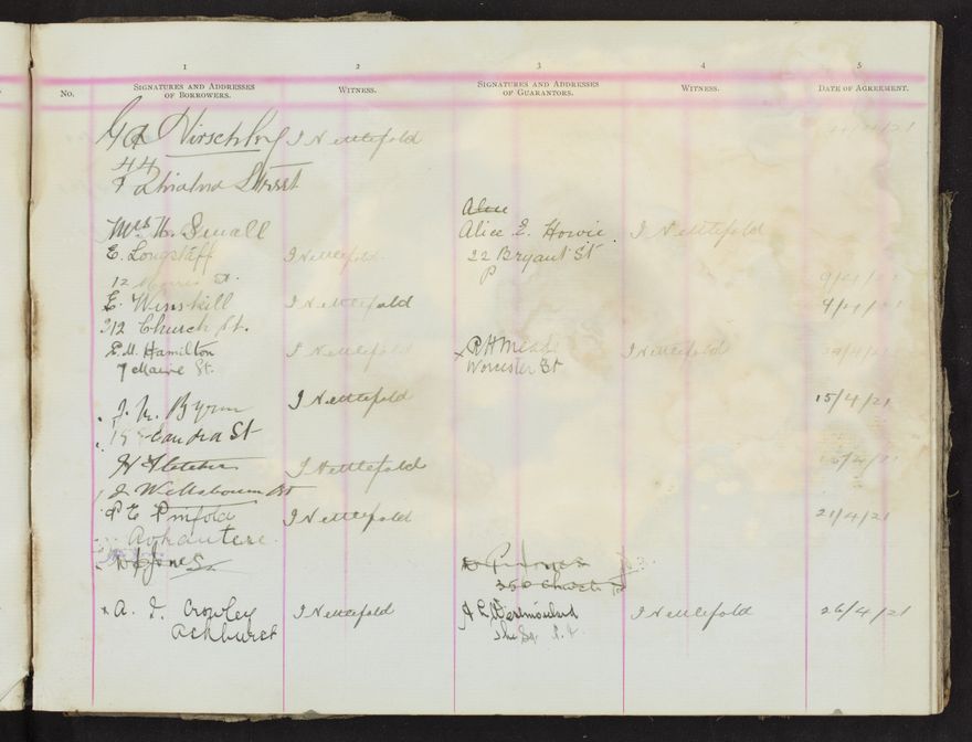 Register of Subscribers [Library] - 102