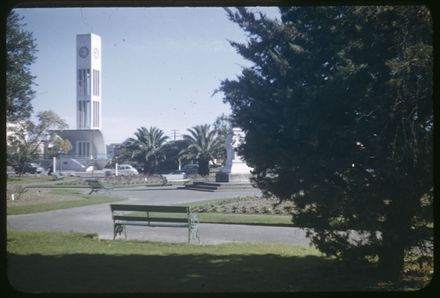 Hopwood Clock Tower in The Square, Palmerston North - Resource cover image