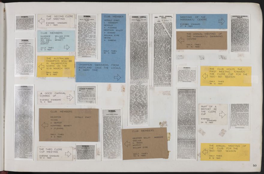 PN Amateur Swimming Club archive book