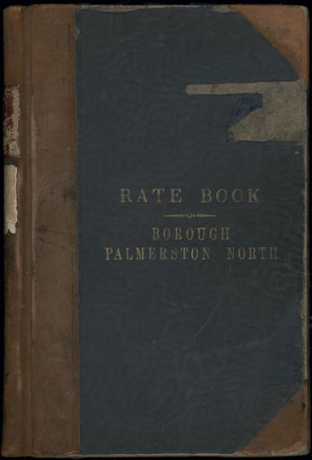 Palmerston North Rate Book, 1886-1889