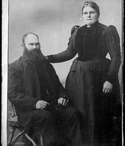 Mr and Mrs Neils Pedersen, Pioneer Scandinavian Settlers of Palmerston North