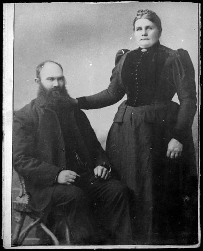 Mr and Mrs Neils Pedersen, Pioneer Scandinavian Settlers of Palmerston North
