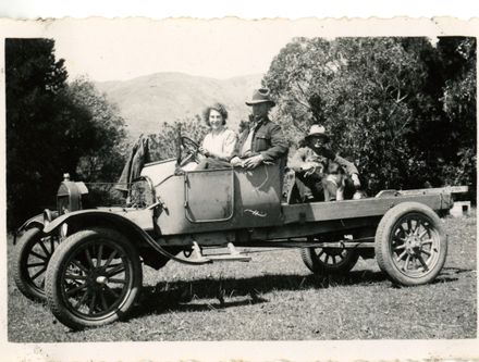 Group in Pick-Up Style Truck