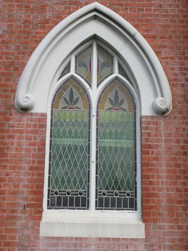 Wesley Broadway Church stained glass window, Broadway Avenue