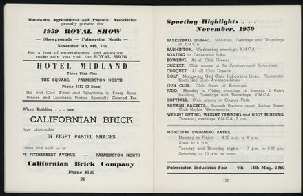 Palmerston North Diary: September 1959 14