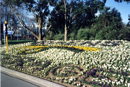 Women’s Suffrage Centennial flower garden, 1993