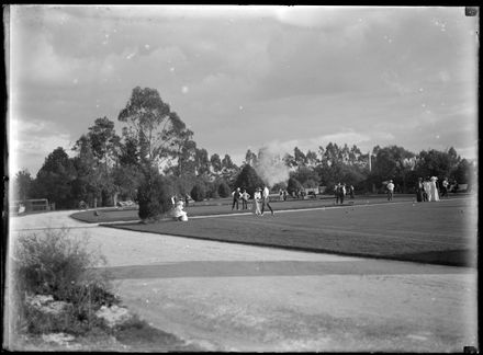Croquet on the Lawn at Government Gardens, Rotorua