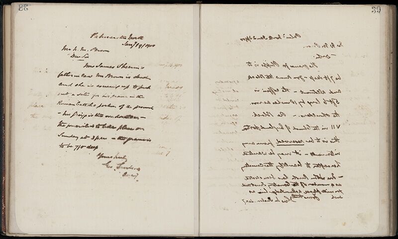 Outwards Correspondence of the Palmerston North Cemetery Trustees, 1898 -1902 66