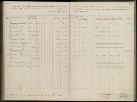 Palmerston North Rate Book, 1893 - 1896, 287