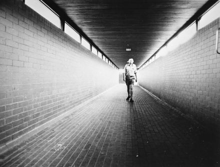 Manawatu Youth Institution: Walled walkway