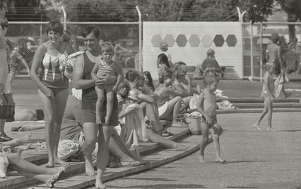 People Swimming at the Lido Pool