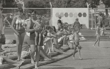 People Swimming at the Lido Pool