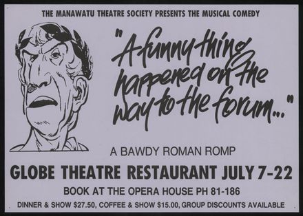 Manawatu Theatre Society poster