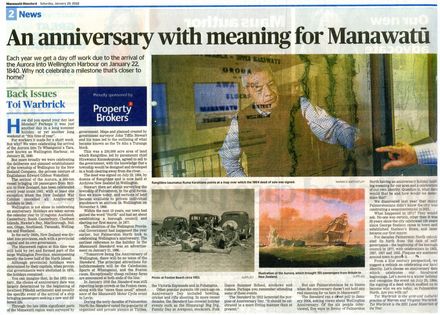Back Issues: An anniversary with meaning for Manawatū