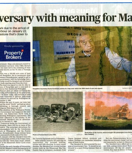 Back Issues: An anniversary with meaning for Manawatū