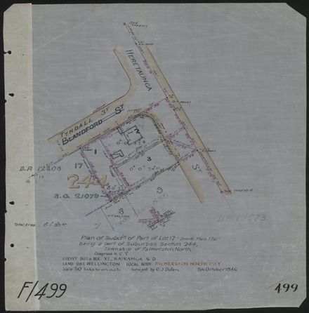 Survey Plans (subdivisions) 1938 - 1951