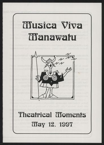 Musica Viva Manawatū - concert programme