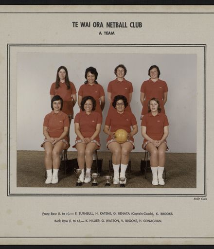 Te Wai Ora Netball Club A Team