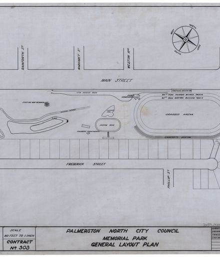 Memorial Park plans - General layout