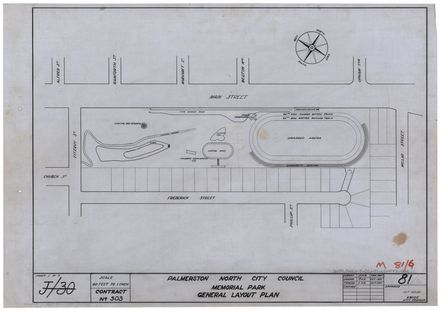 Memorial Park plans - General layout