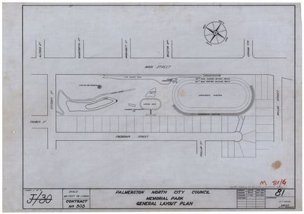 Memorial Park plans - General layout