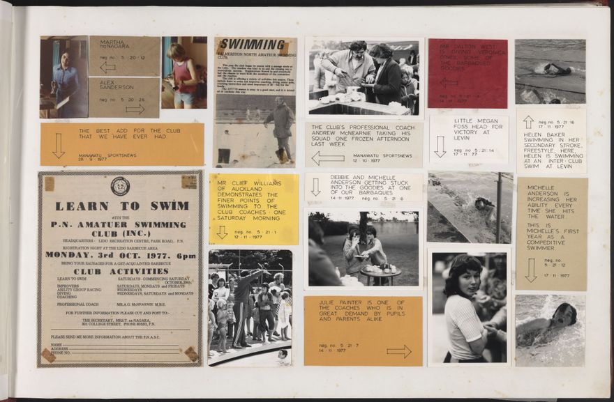 PN Amateur Swimming Club archive book