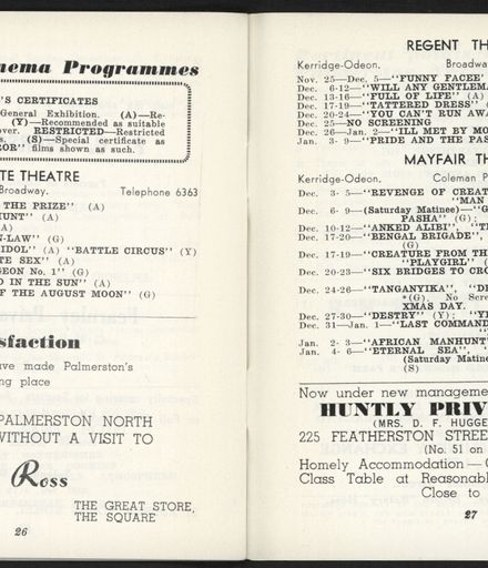 Palmerston North Diary: December 1957 - 15