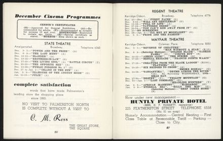 Palmerston North Diary: December 1957 - 15