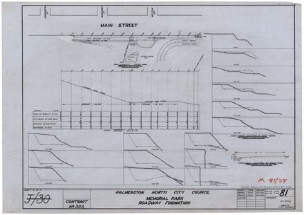 Memorial Park plans - roadway formation