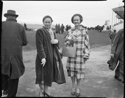 "Visiting Patrons at Awapuni" Race Meet