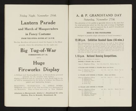 Palmerston North City Diamond Jubilee Programme 16