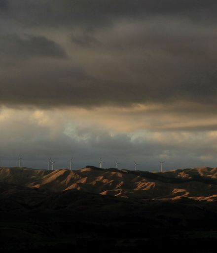 View of Te Apiti Wind Farm from Valley Road, Pohangina