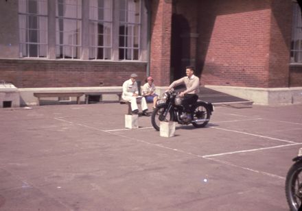 Palmerston North Motorcycle Training School - Class 23 - Braking test  - 5th Saturday