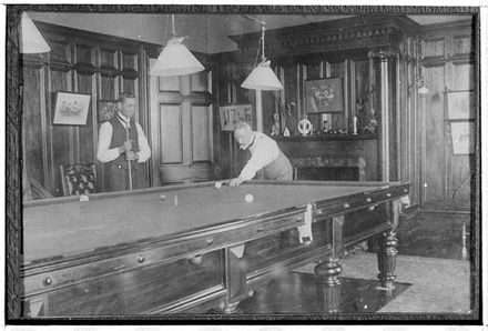 "Waimarama" billiard room, 46 Alfred Street