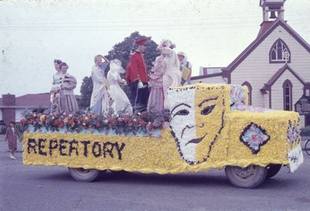 Floral Parade - Repertory Theatre Float