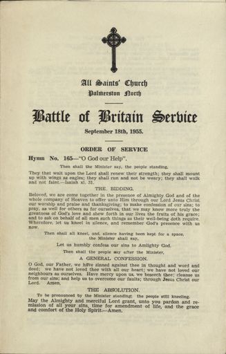 Battle of Britain Service, 1955