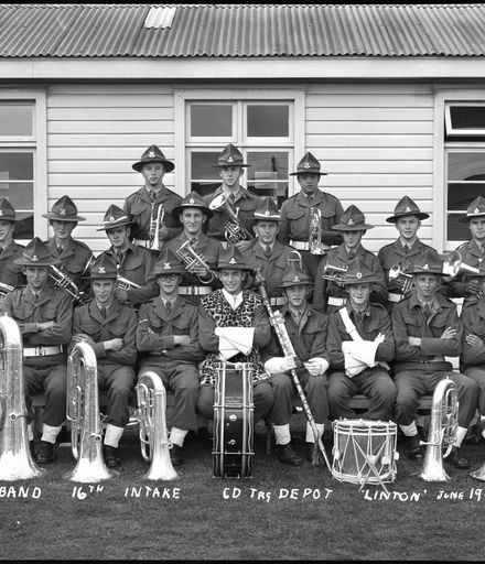Army Band, 16th Intake, Central District Training Depot, Linton