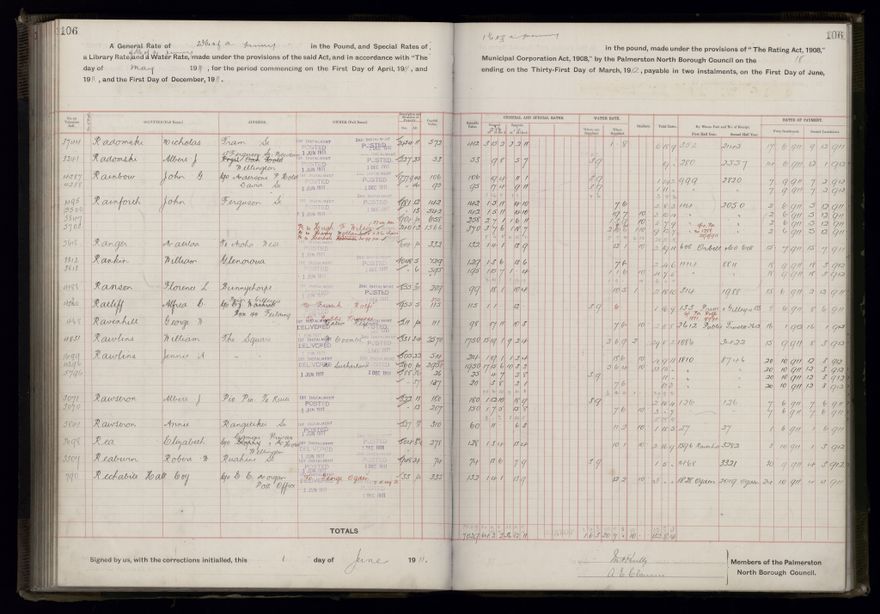 Rate book, 1911-1912 - 2021Pa_PNCC2-23-2-V19_034000-0109