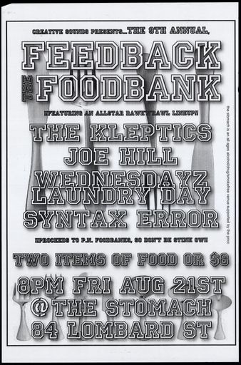 The Stomach - The Kleptics, Joe Hill / The Stomach