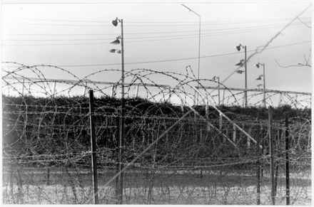Barbed Wire Fence - Springbok Vs Manawatū Rugby match